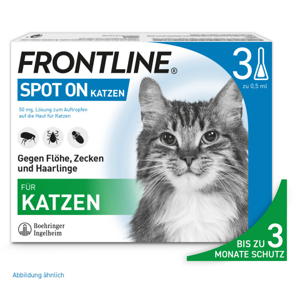 Abbildung für FRONTLINE SPOT-ON gegen Zecken und Flöhe für Katzen