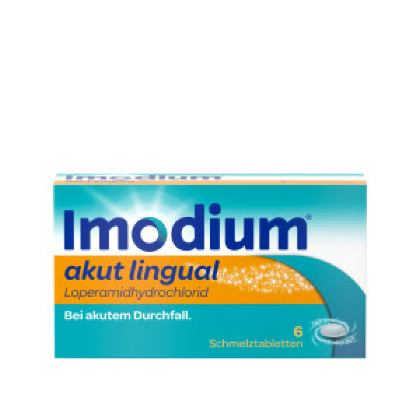 Abbildung für IMODIUM akut lingual Schmelztabletten bei akutem Durchfall