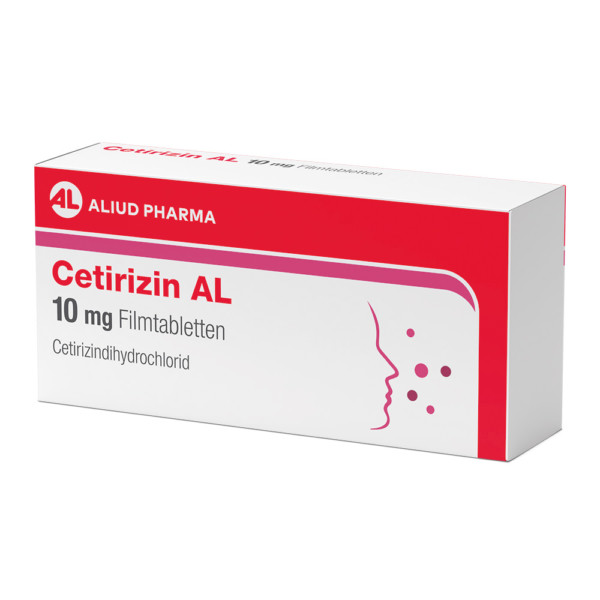 Abbildung für Cetirizin AL 10 mg Filmtabletten bei Heuschnupfen