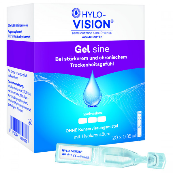 Abbildung für HYLO-VISION Gel sine Einzeldosispipetten