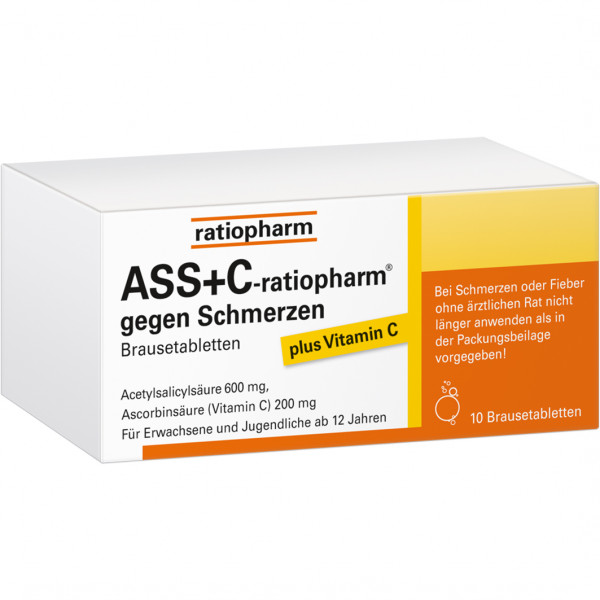 Abbildung für ASS + C-ratiopharm gegen Schmerzen Brausetabletten