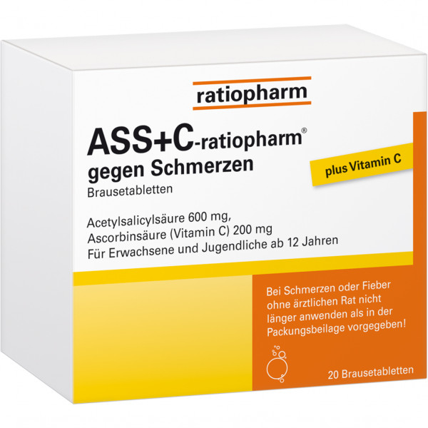 Abbildung für ASS + C-ratiopharm gegen Schmerzen Brausetabletten