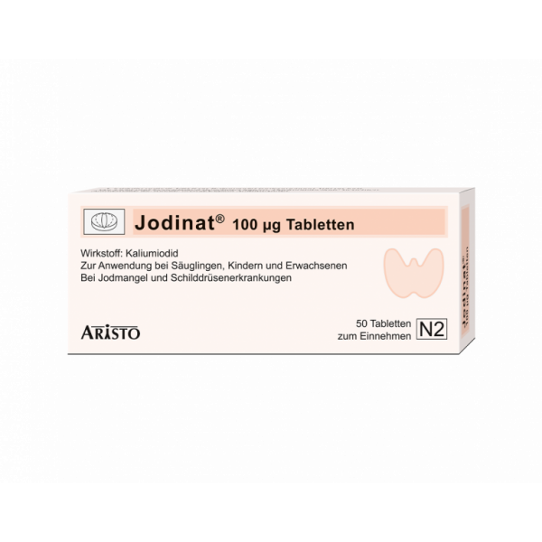 Abbildung für JODINAT 100 μg Tabletten