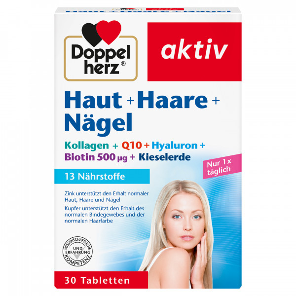 Abbildung für DOPPELHERZ Haut+Haare+Nägel Tabletten