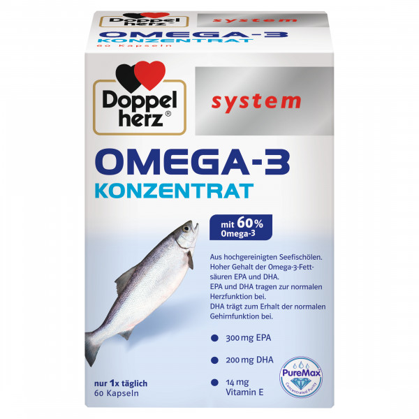 Abbildung für DOPPELHERZ Omega-3 Konzentrat system Kapseln