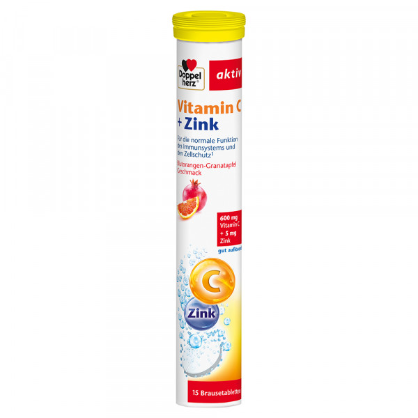 Abbildung für DOPPELHERZ Vitamin C+Zink Brausetabletten