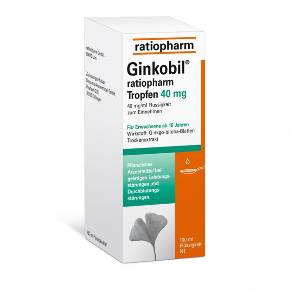 Abbildung für GINKOBIL-ratiopharm Tropfen 40 mg