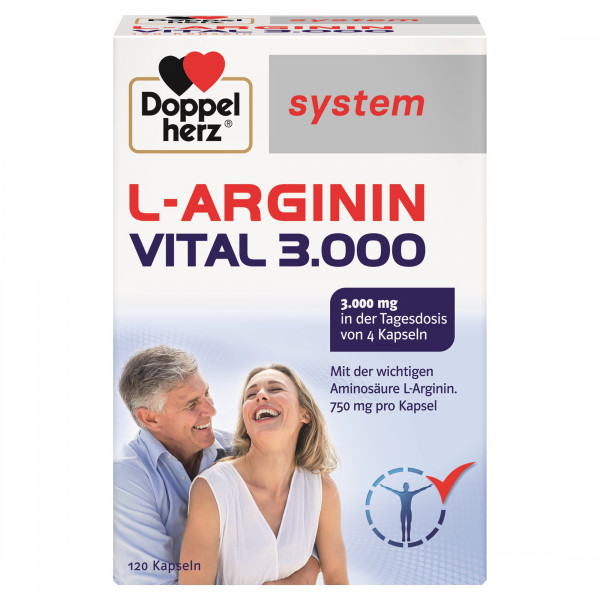 Abbildung für DOPPELHERZ L-Arginin Vital 3.000 system Kapseln