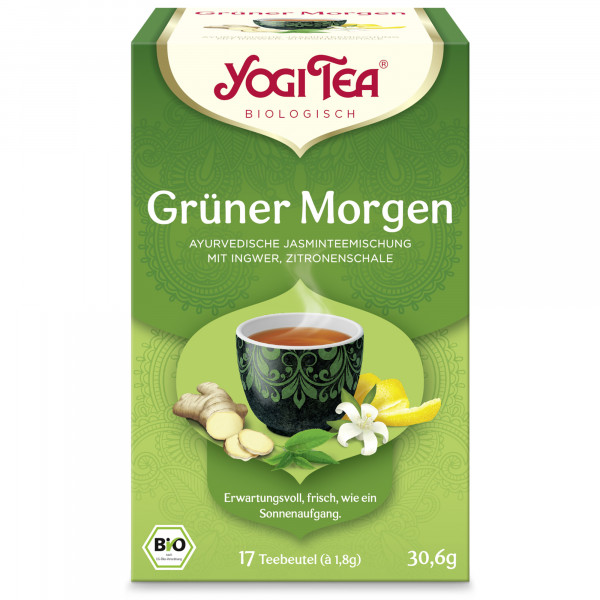 Abbildung für YOGI TEA Grüner Morgen Bio Filterbeutel