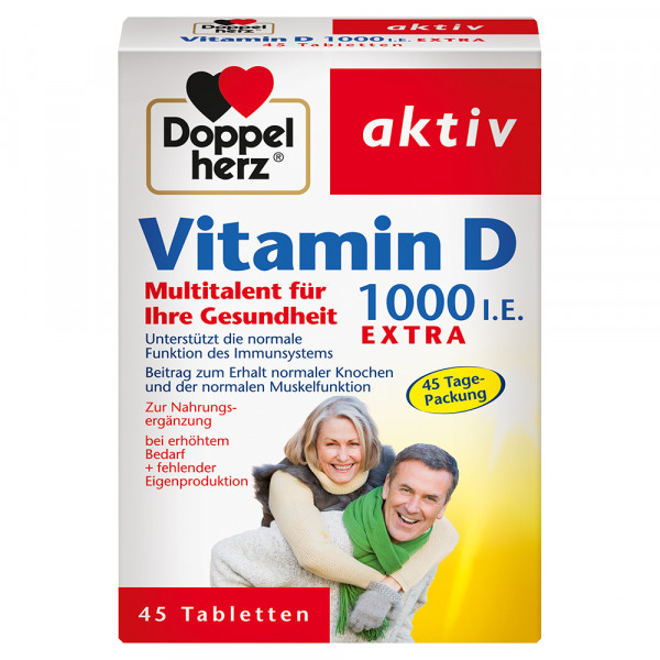Abbildung für DOPPELHERZ Vitamin D3 1000 I.E. EXTRA Tabletten