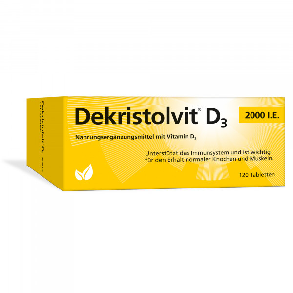 Abbildung für DEKRISTOLVIT D3 2.000 I.E. Tabletten