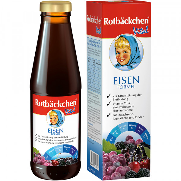 Abbildung für RABENHORST Rotbäckchen Vital Eisen Formel Saft