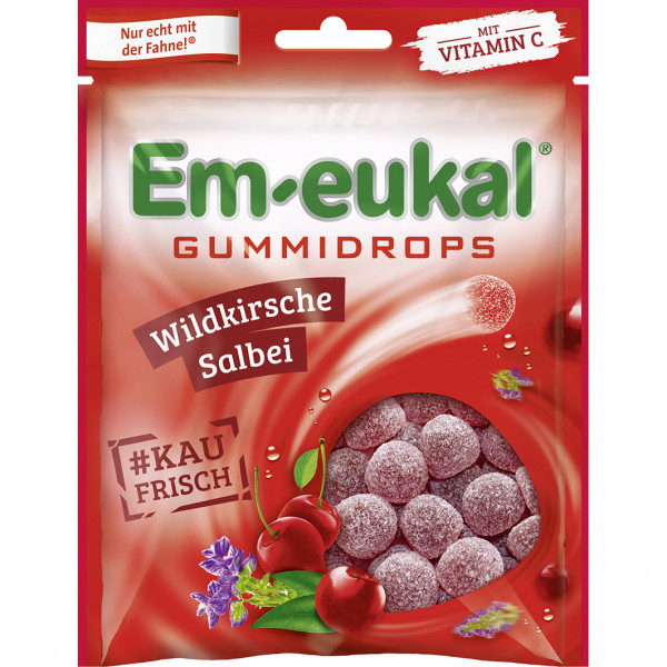 Abbildung für EM-EUKAL Gummidrops Wildkirsche-Salbei zuckerhalt.