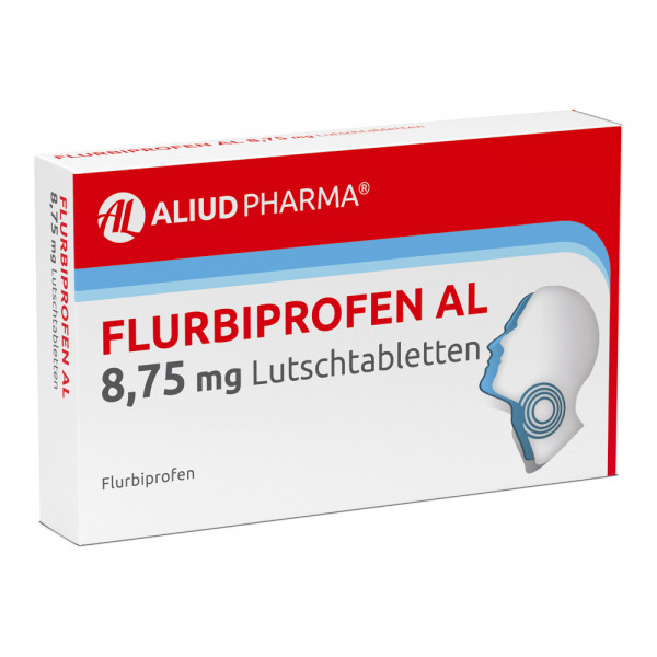Abbildung für Flurbiprofen AL 8,75 mg Lutschtabletten bei Halsschmerzen