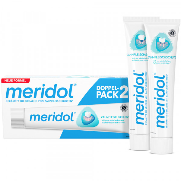 Abbildung für meridol 2x 75ml Zahnfleischschutz Zahnpasta bei Zahnfleischbluten