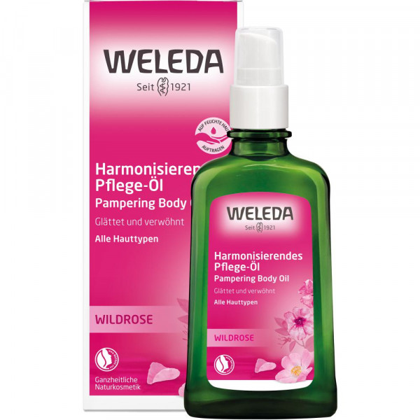 Abbildung für Weleda Körperöl Wildrose - harmonisierend & glättet die Haut
