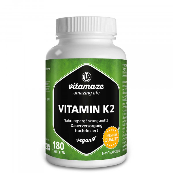 Abbildung für VITAMIN K2 200 μg hochdosiert vegan Tabletten