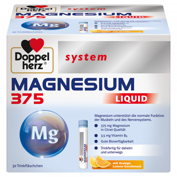 Abbildung für DOPPELHERZ Magnesium 375 Liquid system Trinkamp.