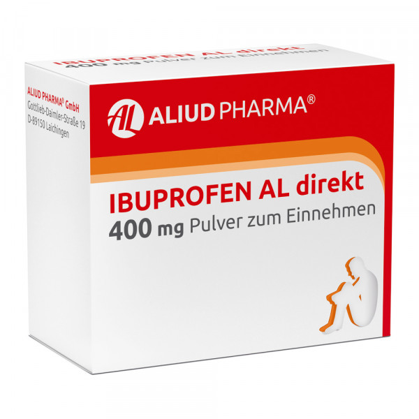 Abbildung für Ibuprofen AL direkt 400 mg Pulver bei Fieber und Schmerzen