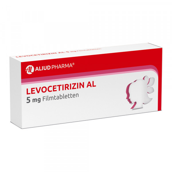 Abbildung für Levocetirizin AL 5 mg Filmtabletten bei Heuschnupfen