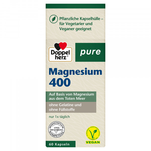 Abbildung für DOPPELHERZ Magnesium 400 pure Kapseln