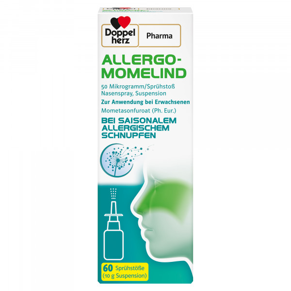 Abbildung für ALLERGO-MOMELIND Doppelherz 50 μg/Sprühstoß, Nasenspray, Suspension