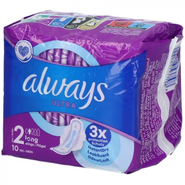 Abbildung für ALWAYS Ultra Binden long mit Flügeln