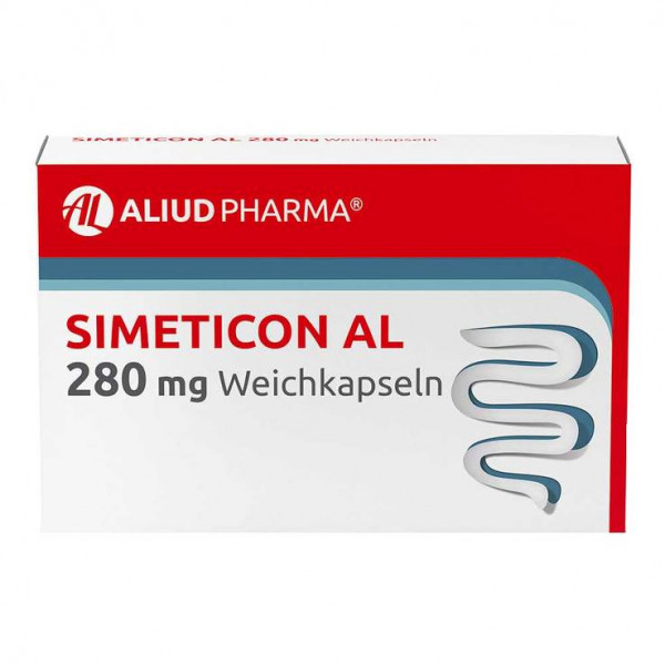 Abbildung für Simeticon AL 280 mg Weichkapseln bei Blähungen