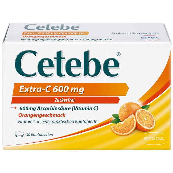 Abbildung für CETEBE Extra-C 600 mg Kautabletten