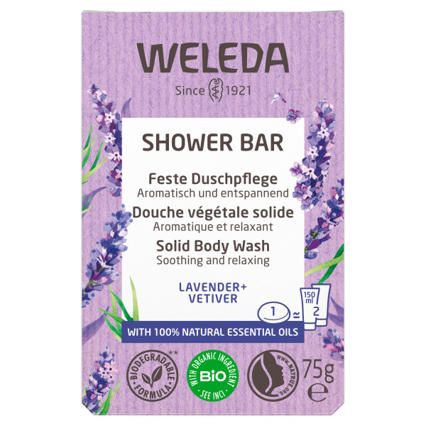 Abbildung für Feste Duschpflege Lavender + Vetiver - entspannender Duft