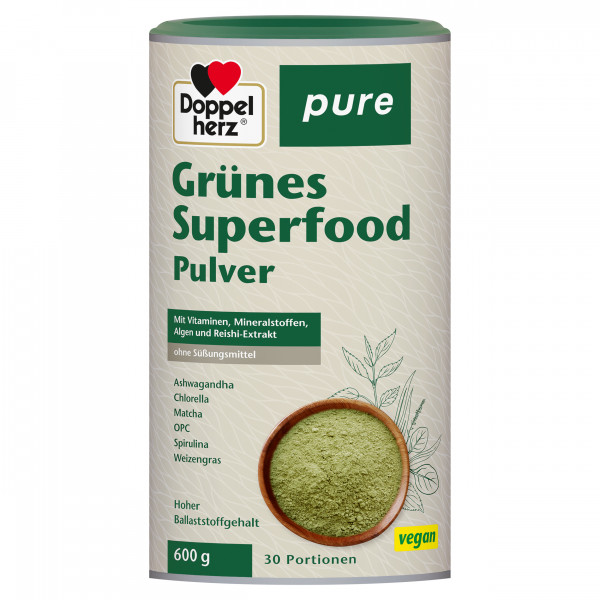 Abbildung für DOPPELHERZ Grünes Superfood pure Pulver