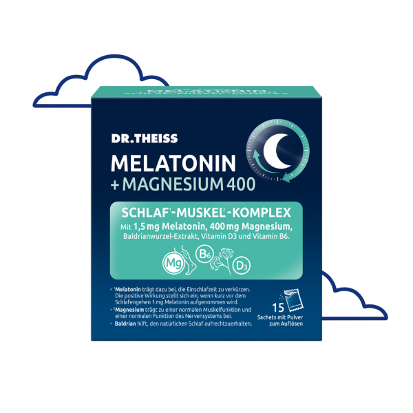 Abbildung für DR.THEISS Melatonin+Magn.400 Schlaf-Komplex Pulver