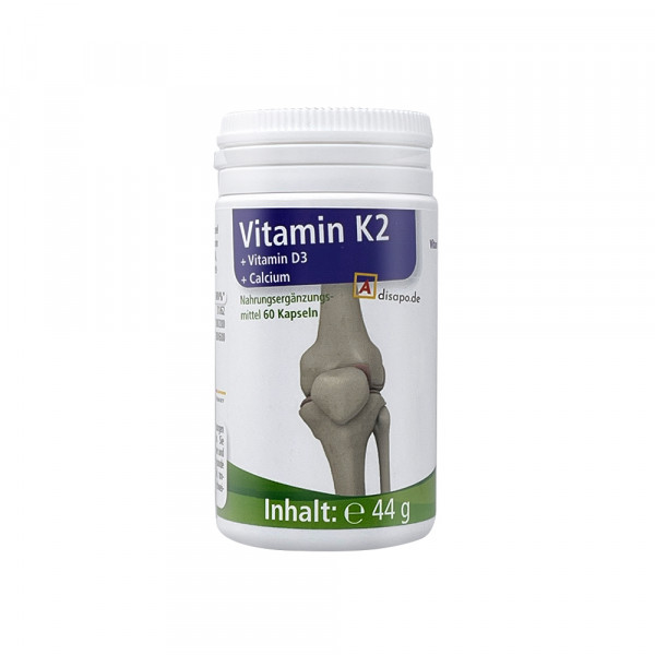 Abbildung für DISAPO Vitamin K2 + Vitamin D3 + Calcium Kapseln