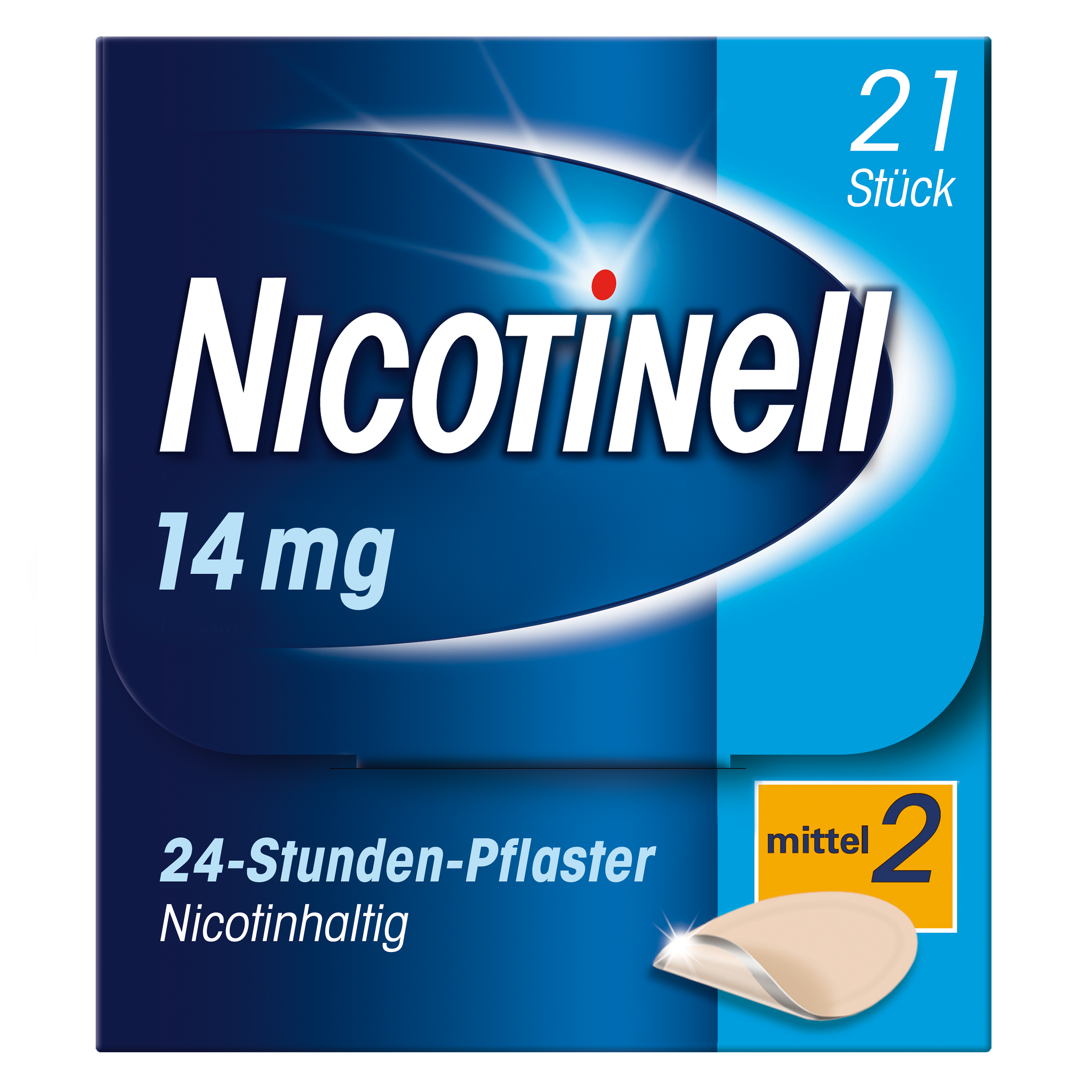 Abbildung für NICOTINELL 14 mg/24-Stunden-Pflaster 35mg