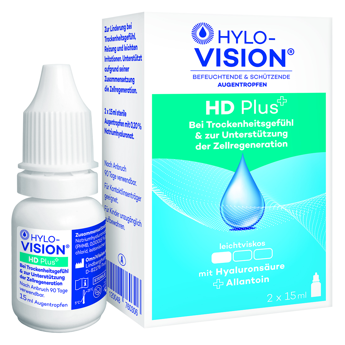 Abbildung für HYLO-VISION HD Plus Augentropfen