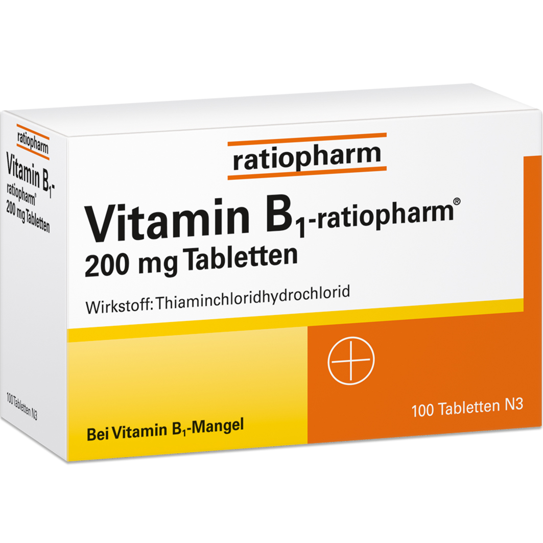 Abbildung für VITAMIN B1-RATIOPHARM 200 mg Tabletten