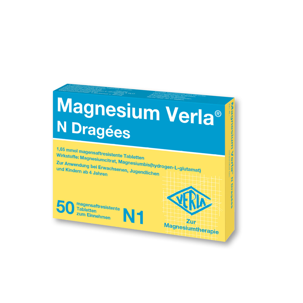 Abbildung für Magnesium Verla® N Dragées
