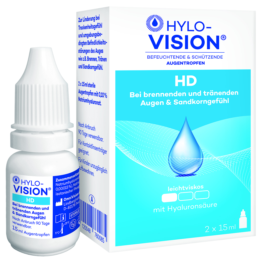 Abbildung für HYLO-VISION HD Augentropfen
