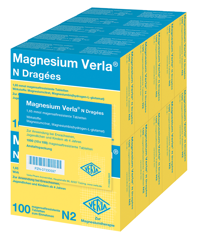 Abbildung für Magnesium Verla® N Dragées