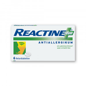 Abbildung für REACTINE duo Retardtabletten