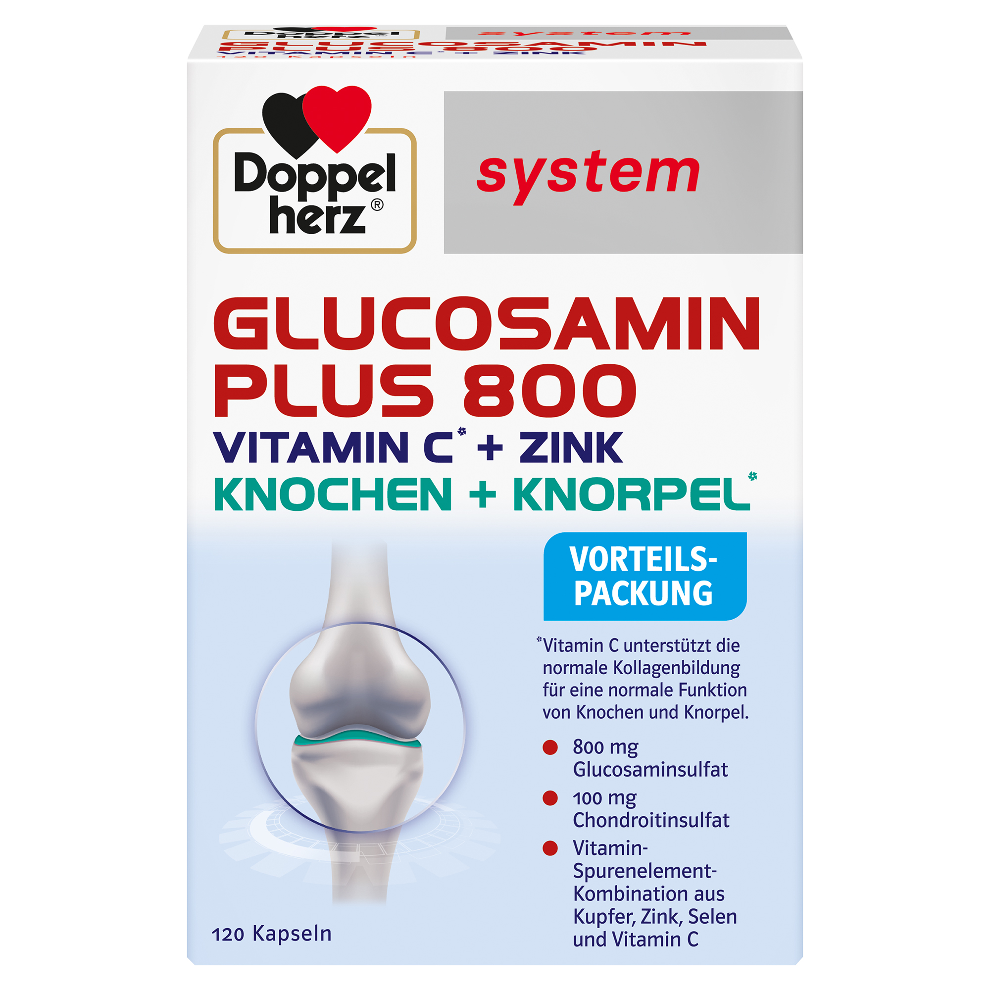 Abbildung für DOPPELHERZ Glucosamin Plus 800 system Kapseln