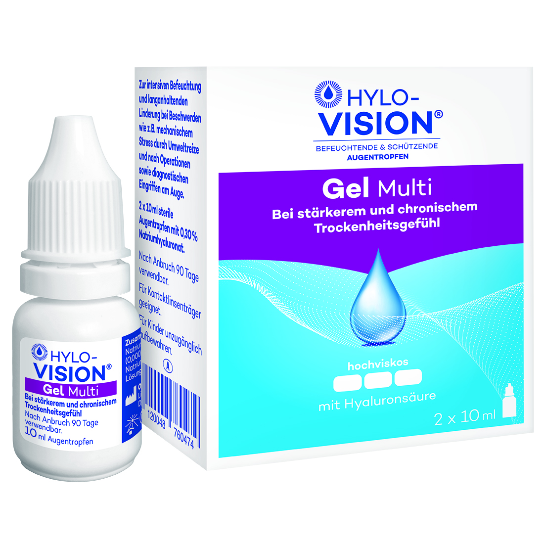 Abbildung für HYLO-VISION Gel multi Augentropfen