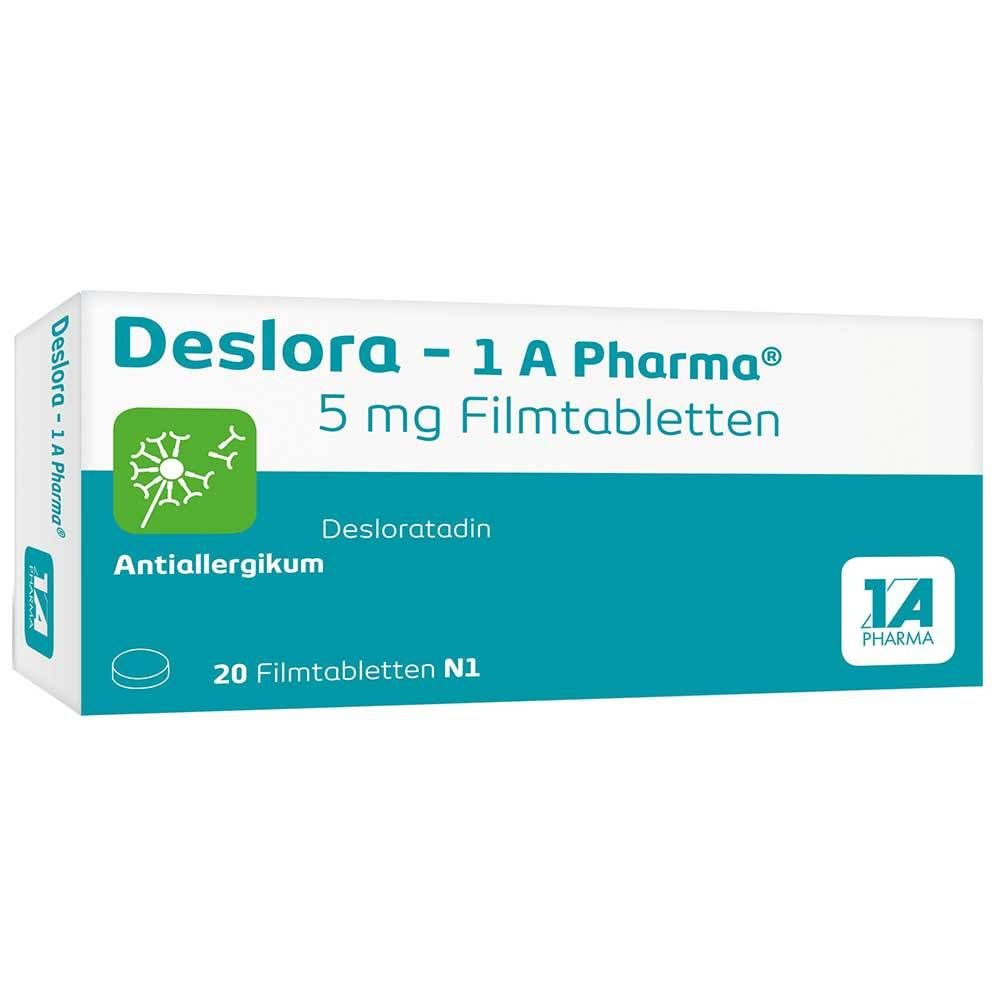 Abbildung für DESLORA-1A Pharma 5 mg Filmtabletten