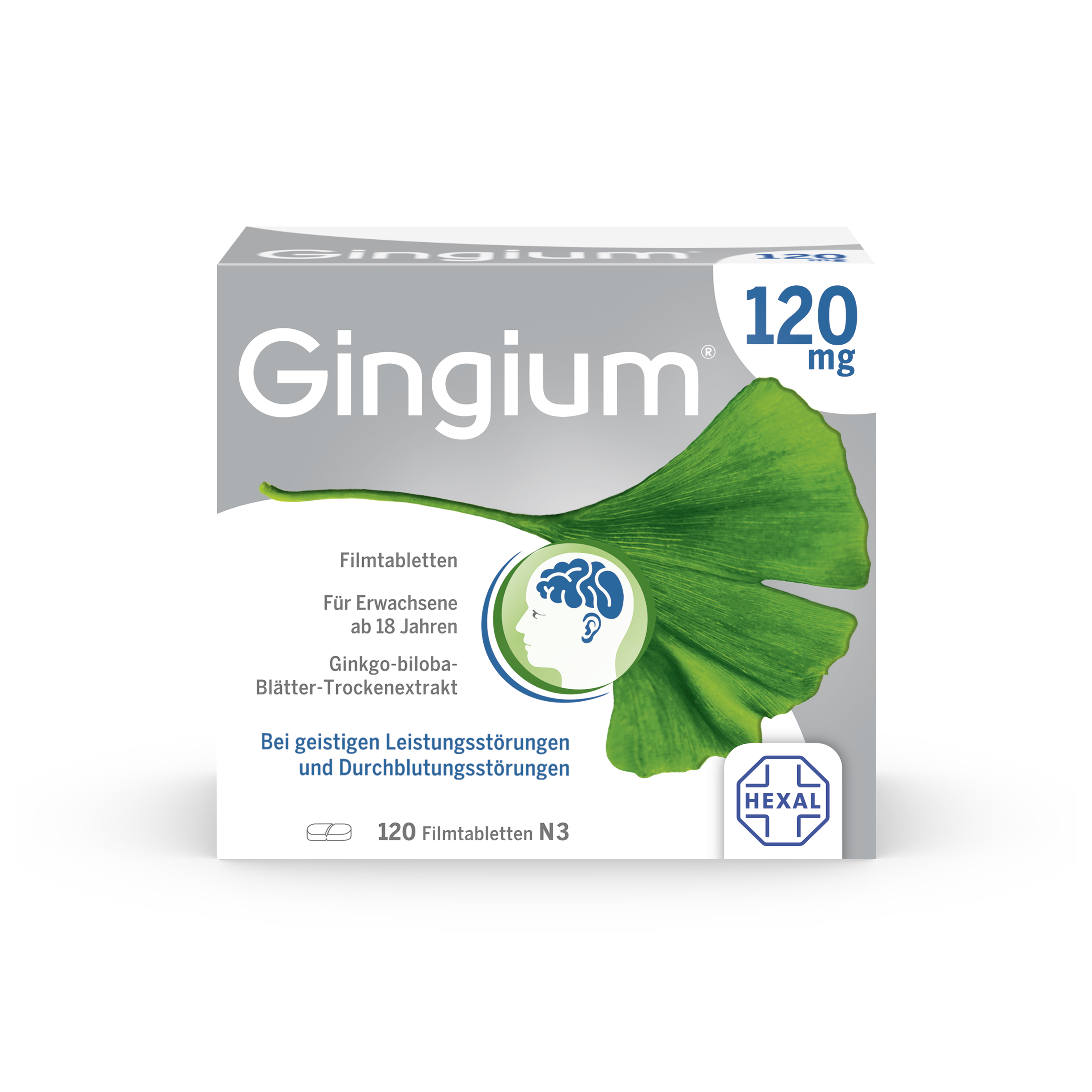 Abbildung für GINGIUM 120 mg Filmtabletten