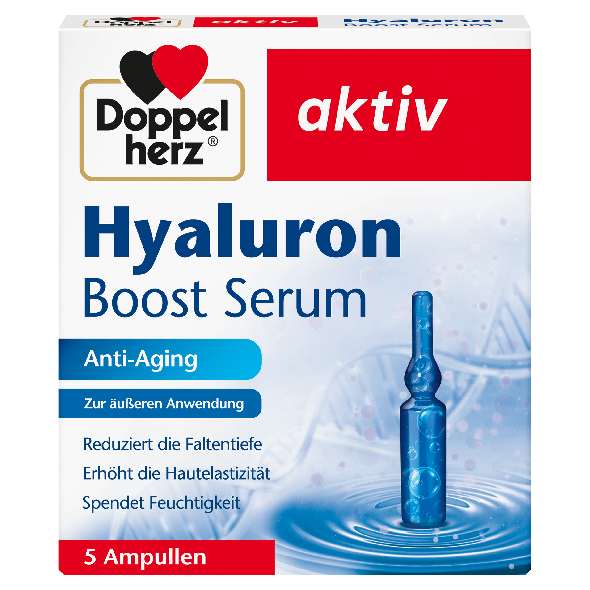 Abbildung für DOPPELHERZ Hyaluron Boost Serum Ampullen